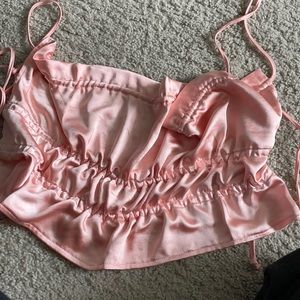 Pink Ruffled Top
